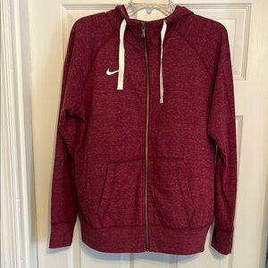 Heathered Nike Full Zip Hoodie
